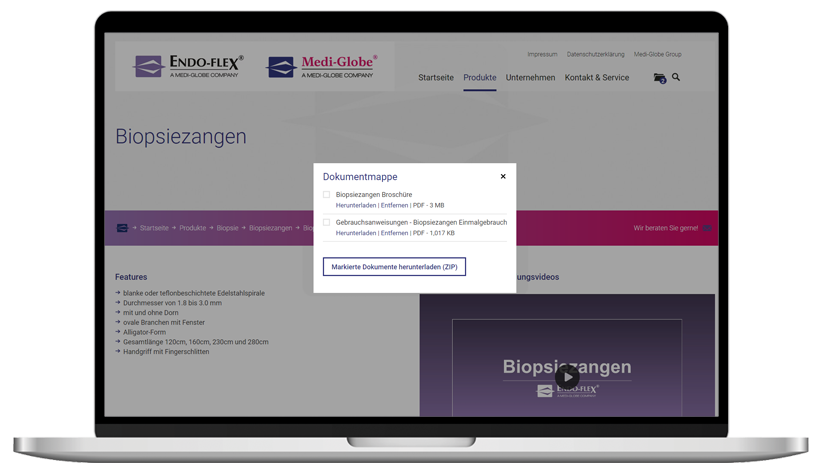 Medi-Globe Corporate Website Dokumentenmappe Medi-Globe Corporate Website Dokumentenmappe